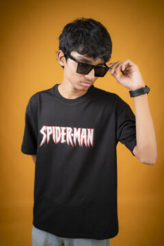 Premium Men Spider Statement Tee (Black)