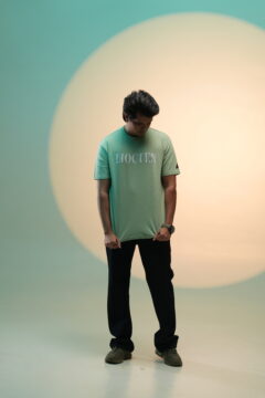 Unique Latest Mens Solid Round Neck T Shirt