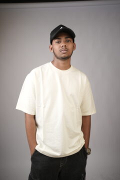 Premium Men’s Solid Round Neck T-Shirt White Plain