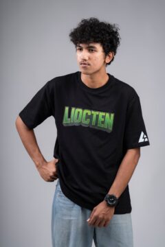 Premium Men’s Solid Round Neck T-Shirt – Black Hulk