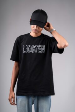 LIOCTEN Outline Core Tee with Dog Print